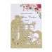 Wholesale Glitter Paper Invitation Card Heart-shaped Card